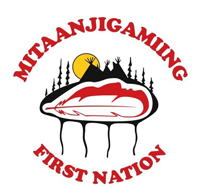 Mitaanjigamiing First Nation Logo